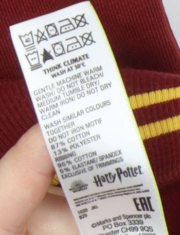 Marks and Spencer Boys Red Harry Potter Sweatshirt 9-10 Years