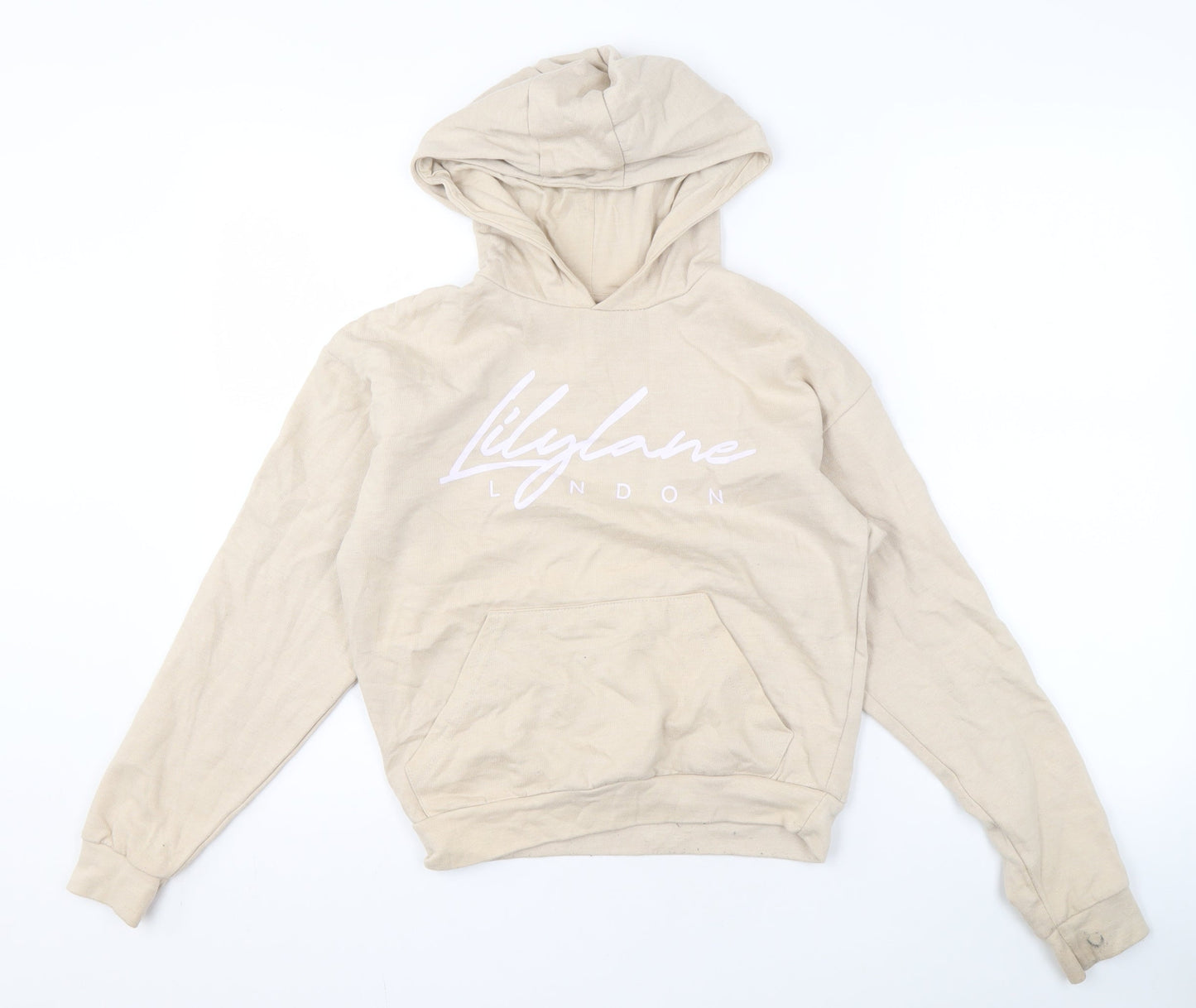Lilylame London Boys Beige 13 Years Pullover Hoodie