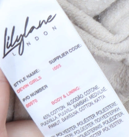 Lilylame London Boys Beige 13 Years Pullover Hoodie