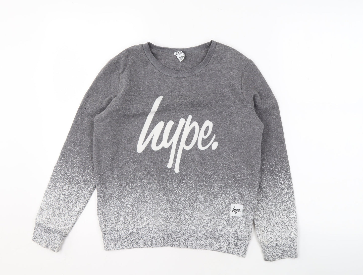 Hype Boys Grey Pullover Sweatshirt 11-12 Years Graphic Print