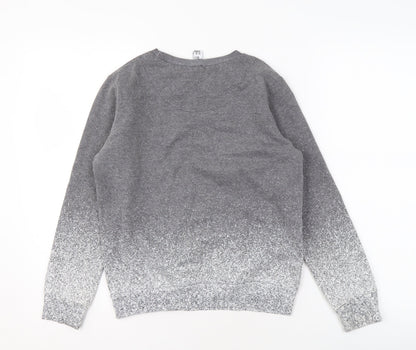 Hype Boys Grey Pullover Sweatshirt 11-12 Years Graphic Print