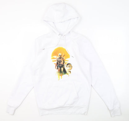 Mens UK Size S Star Wars White Pullover Hoodie