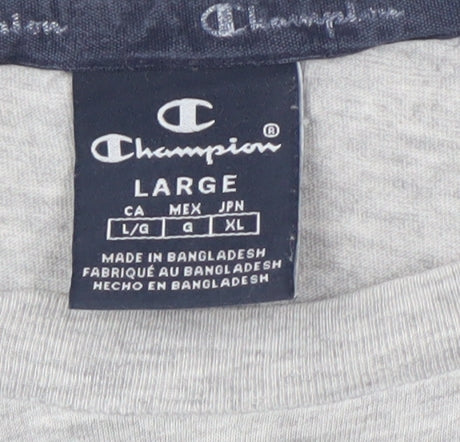 Mens UK Size L Champion Grey  T-Shirt