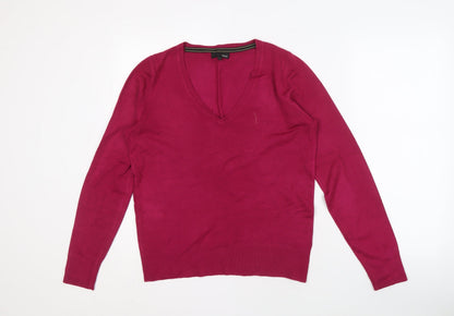 Womens UK Size 12 NEXT Red Pullover Jumper