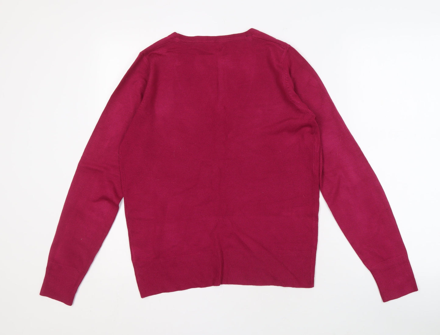 Womens UK Size 12 NEXT Red Pullover Jumper