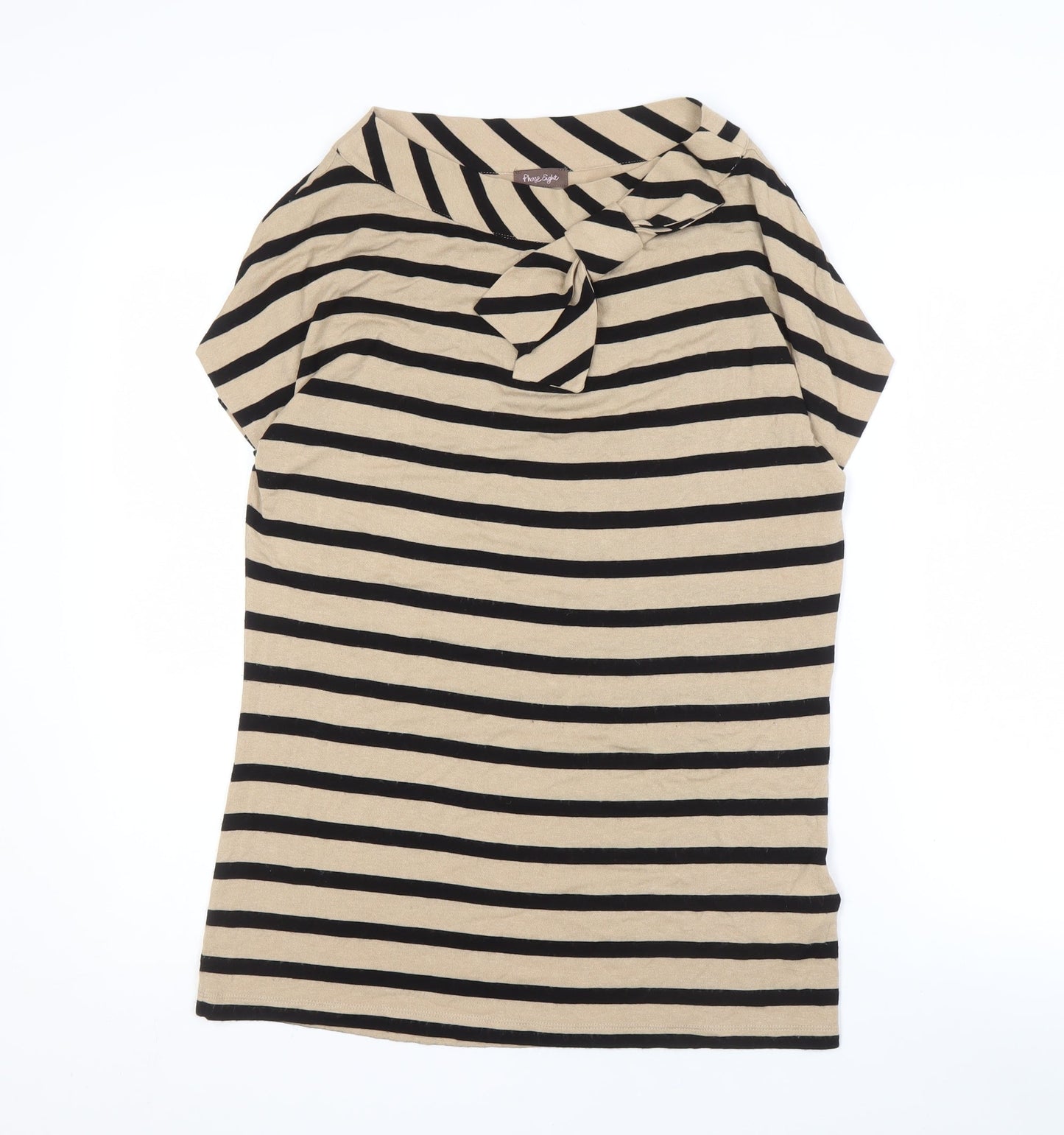 Womens UK Size 12 Phase Eight Beige Basic Blouse