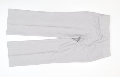 Womens UK Size 12 Marks and Spencer Regular Fit Workwear Business Grey Trousers