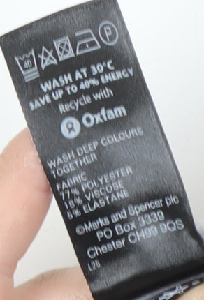Womens UK Size 12 Marks and Spencer Regular Fit Workwear Business Grey Trousers