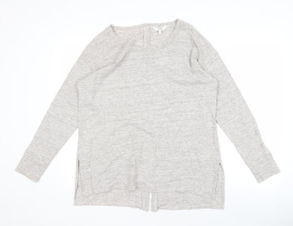 FatFace Women's Grey Button-Up Top Size 14