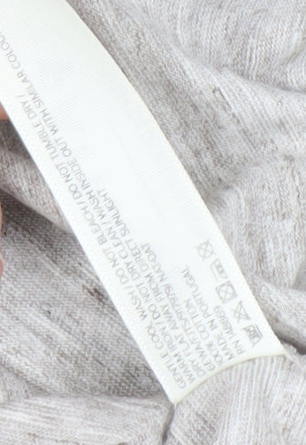 FatFace Women's Grey Button-Up Top Size 14