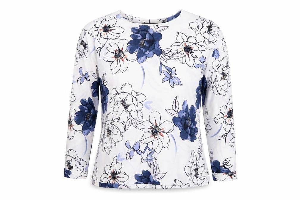 Marks & Spencer Women's Floral Top Size 12 Multicoloured