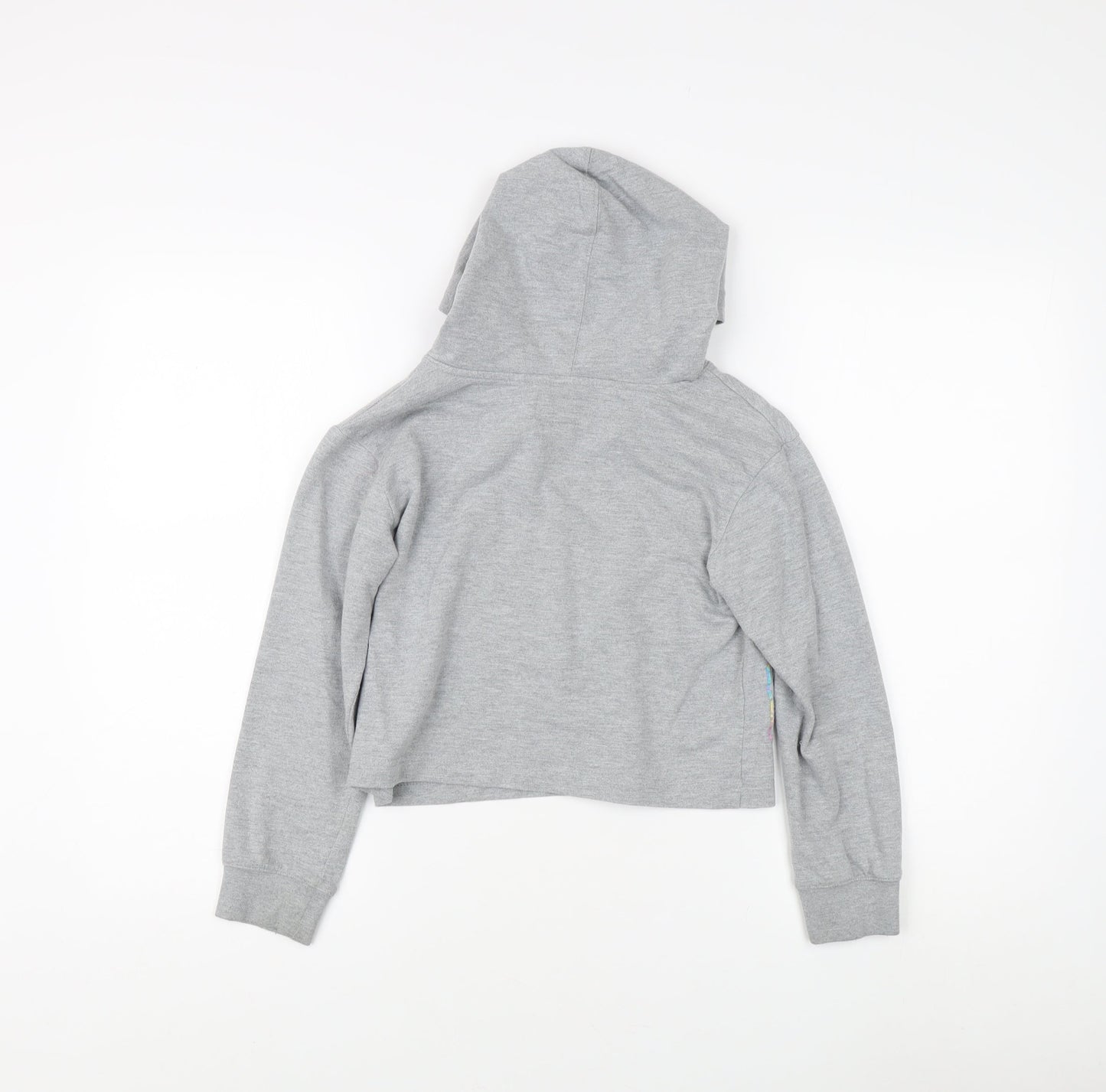 Converse Girls Grey Hoodie 8-10 Years - Logo Pullover Style