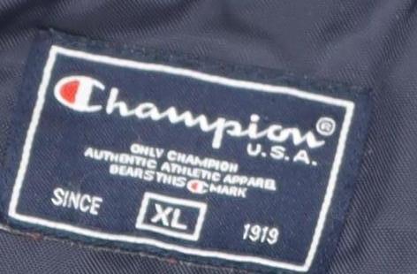 Mens UK Size XL Champion Blue Basic Jacket