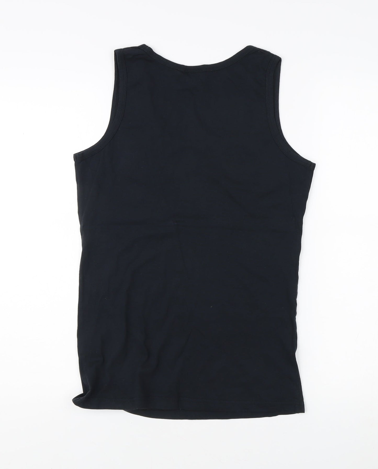 Womens UK Size 12 le coq sportif Black Jersey Tank
