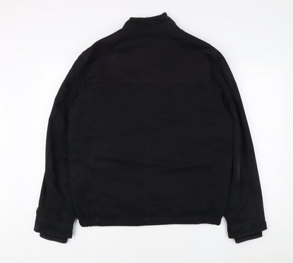 Mens UK Size M Jeff Banks Black Basic Jacket