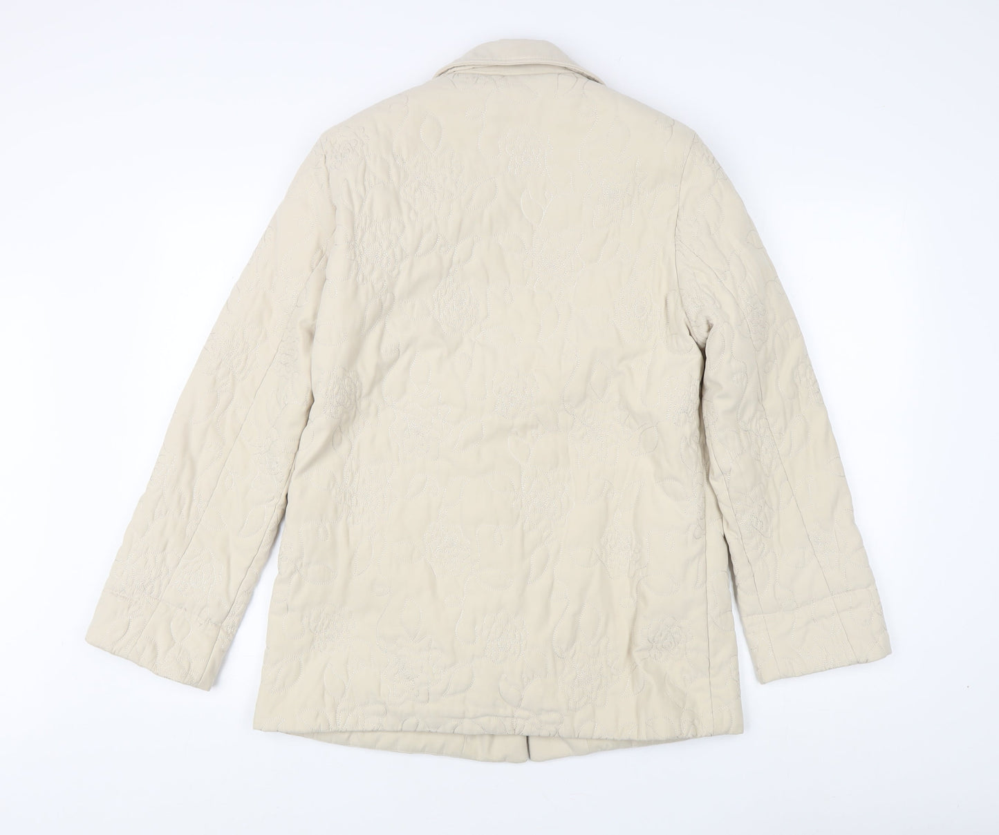 Womens UK Size 10 Eastex Beige Basic Jacket