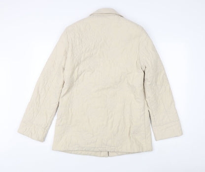 Womens UK Size 10 Eastex Beige Basic Jacket