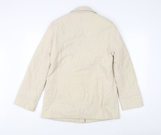 Womens UK Size 10 Eastex Beige Basic Jacket