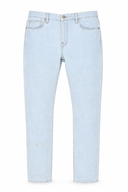 Front view of Paul Smith unisex blue straight jeans, size 36