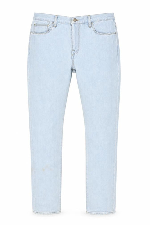 Front view of Paul Smith unisex blue straight jeans, size 36