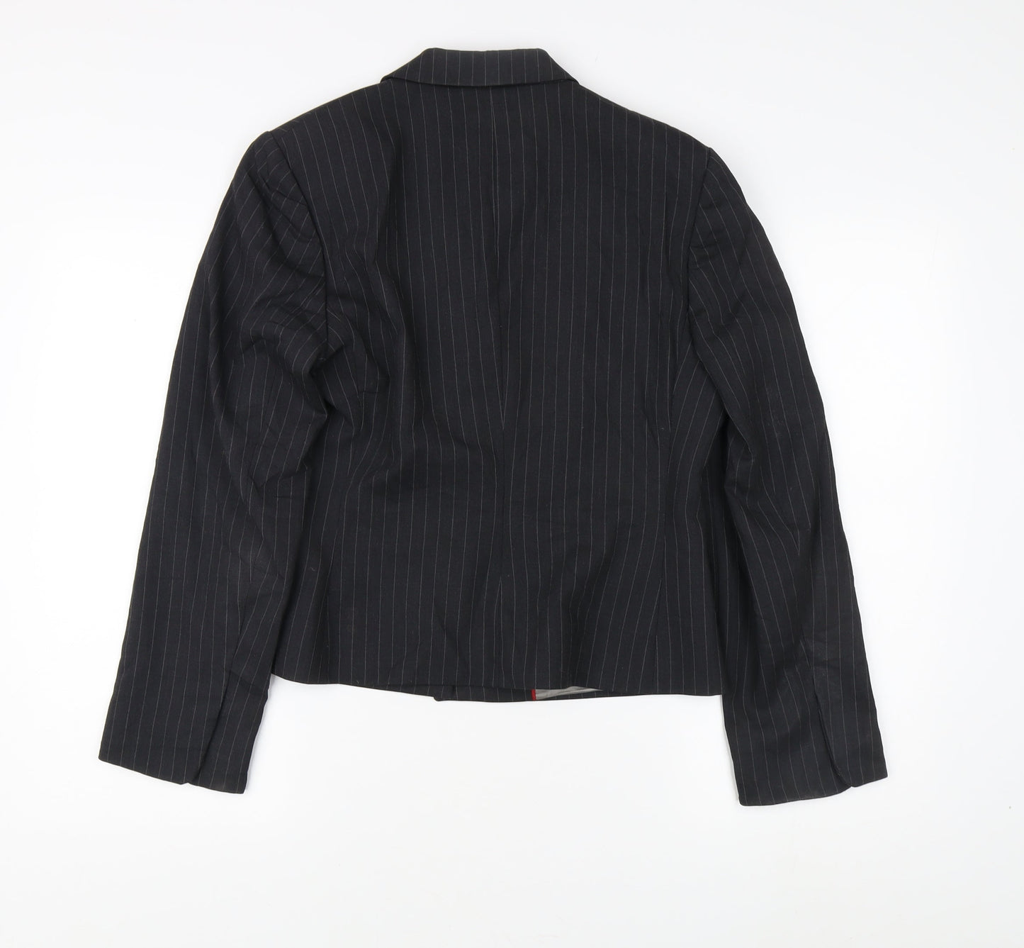 Austin Reed Women's Black Pinstripe Blazer UK 12