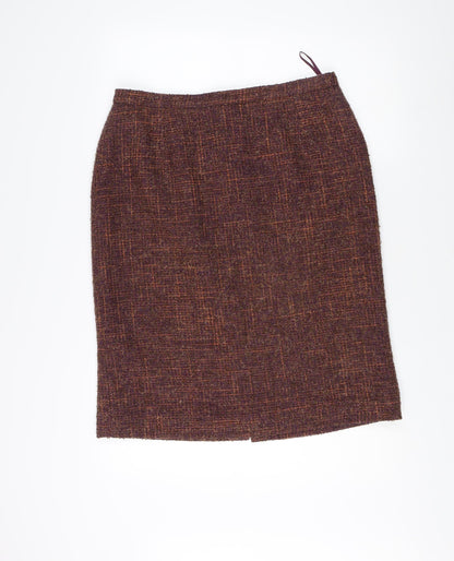 Eastex Women's Multicoloured Knee-Length Pencil Skirt Size 14