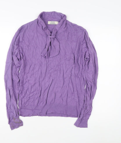 Honor Millburn Women's Purple Knit Jumper Size M