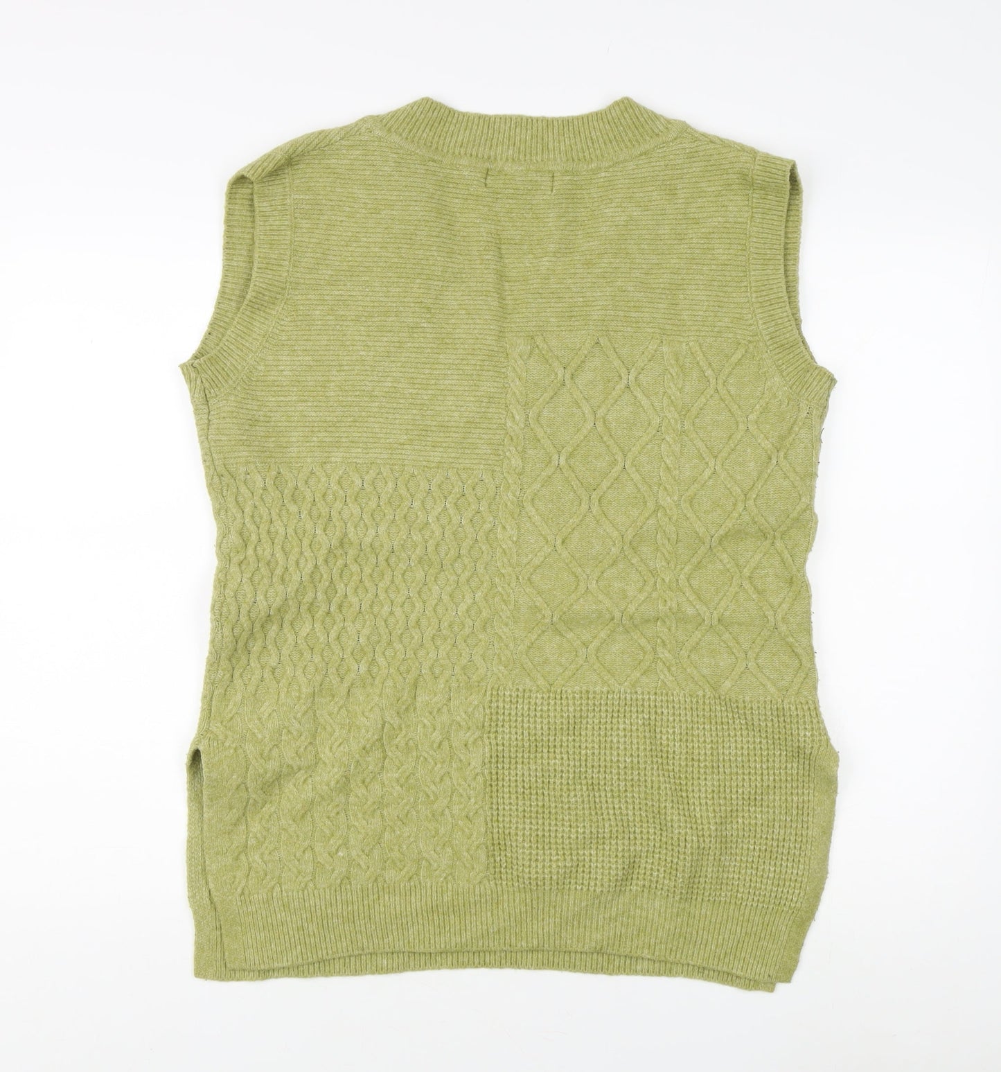 NEXT Men’s Green Cable-Knit Vest S