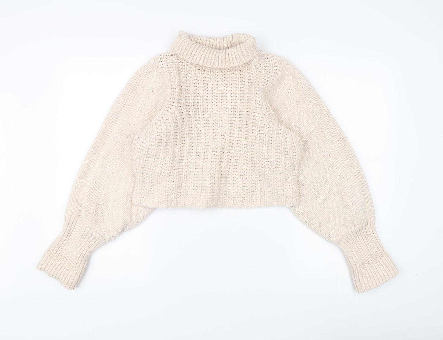 Womens UK Size 12 Monki Beige Pullover Jumper