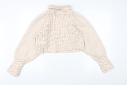 Womens UK Size 12 Monki Beige Pullover Jumper