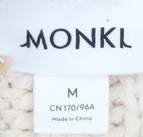 Womens UK Size 12 Monki Beige Pullover Jumper