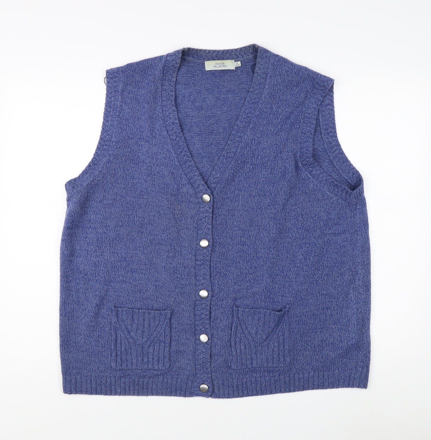 Womens UK Size XL Honor Millburn Purple Vest Jumper