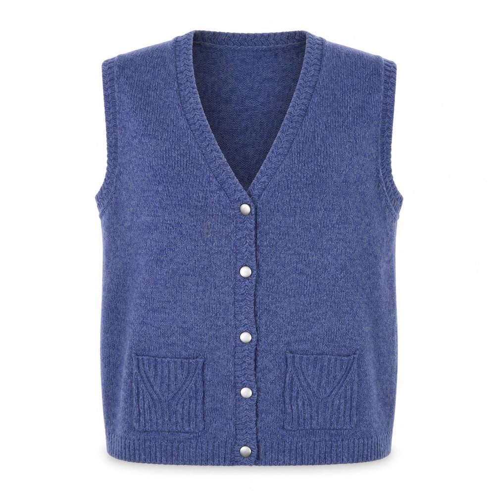 Womens UK Size XL Honor Millburn Purple Vest Jumper