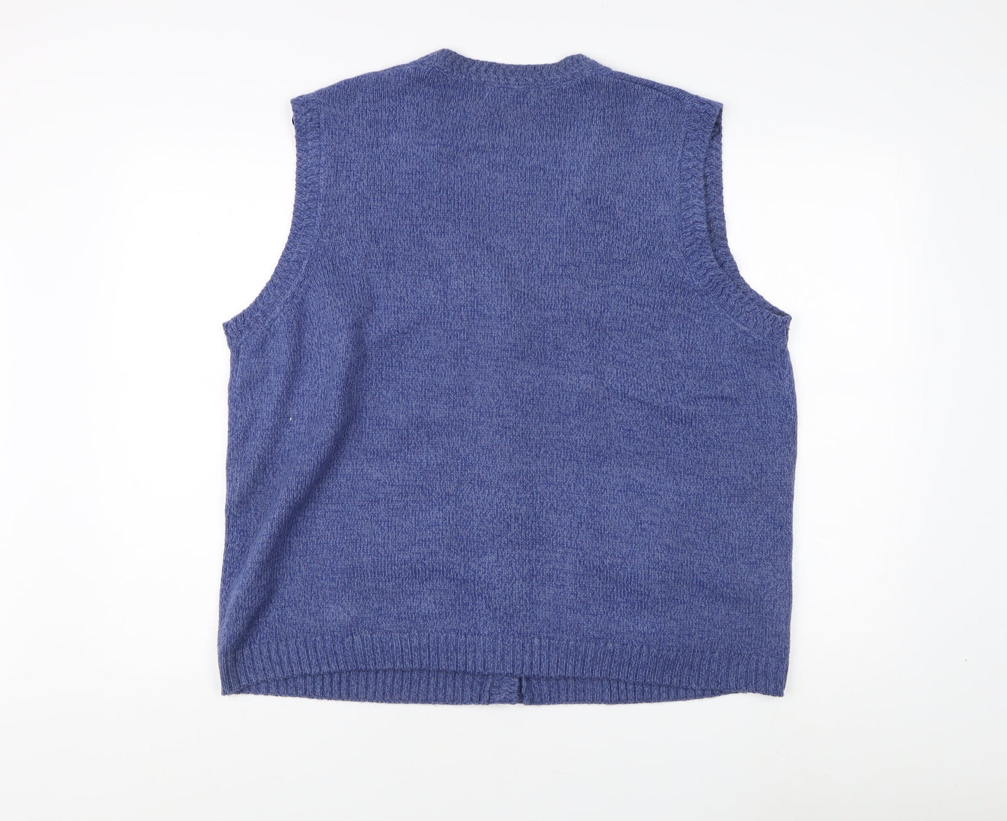 Womens UK Size XL Honor Millburn Purple Vest Jumper