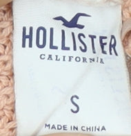 Womens UK Size S Hollister Pink Pullover Jumper