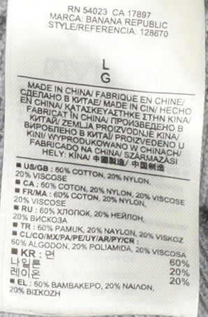 Banana Republic Women's Grey Pullover Jumper L