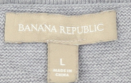 Banana Republic Women's Grey Pullover Jumper L