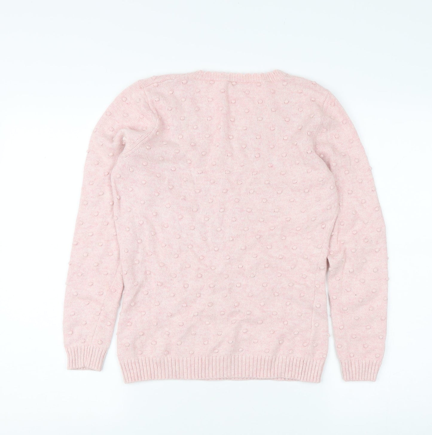 Womens UK Size S CC Pink Pullover Jumper