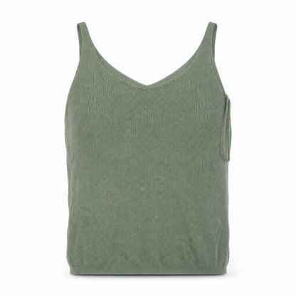 Womens UK Size L VERO MODA Green Basic Tank
