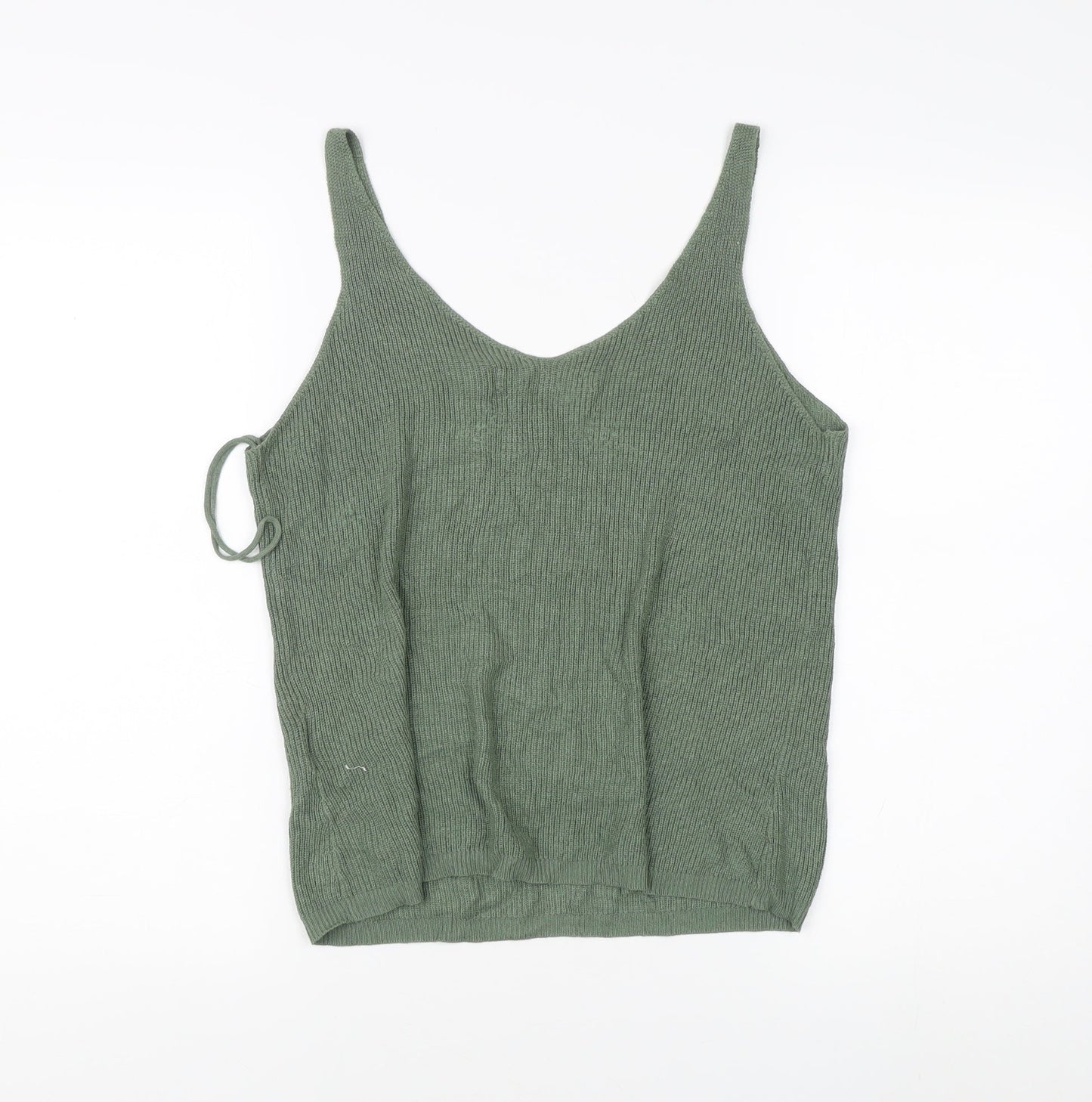 Womens UK Size L VERO MODA Green Basic Tank