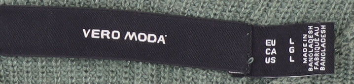 Womens UK Size L VERO MODA Green Basic Tank