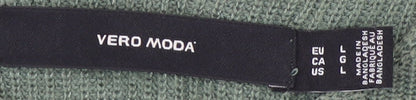 Womens UK Size L VERO MODA Green Basic Tank