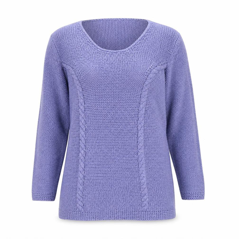 Womens UK Size 12 Minuet Purple Pullover Jumper