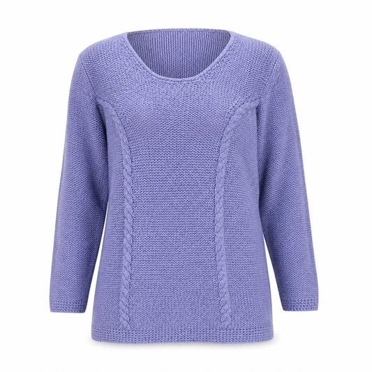 Womens UK Size 12 Minuet Purple Pullover Jumper