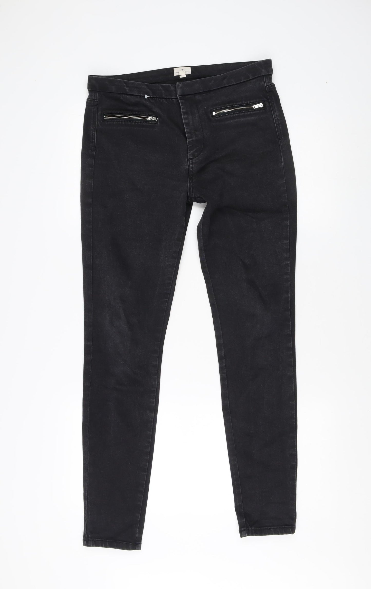 French Connection Women's Black Skinny Jeans Size 12