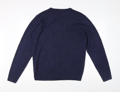 Woodville Men's Blue XL Pullover Jumper