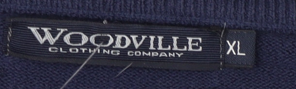 Woodville Men's Blue XL Pullover Jumper