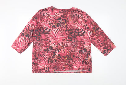 Womens UK Size L Honor Millburn Multicoloured Basic T-Shirt