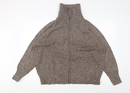Womens UK Size 26-28 Marks and Spencer Brown Cardigan Jumper
