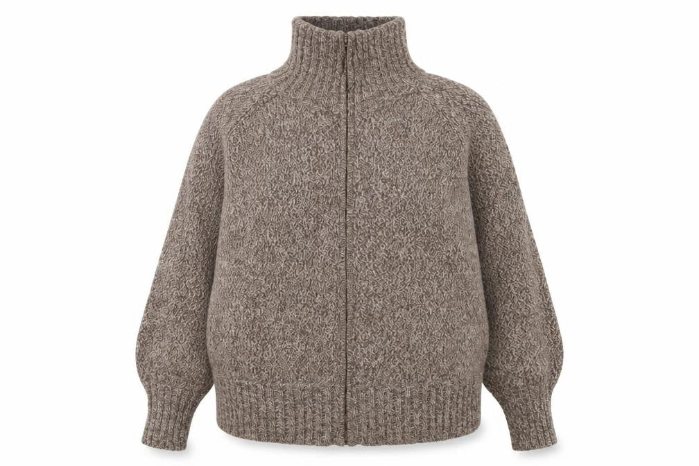 Womens UK Size 26-28 Marks and Spencer Brown Cardigan Jumper